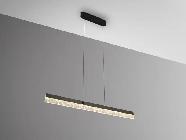 Ixias 227858 – Μοντέρνο LED Κρεμαστό Φωτιστικό Γκρι/Μαύρο Smart Dimmable Μαύρο Σκούρο Γκρί