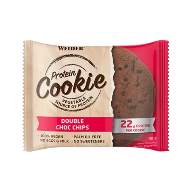 Protein Cookies 22g Protein 90g WEIDER Double Choc Chips