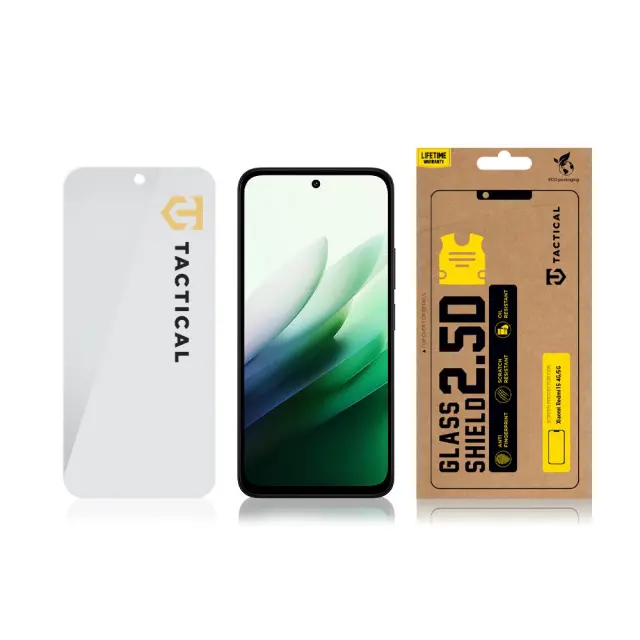 Tactical Glass Shield 2.5D for Xiaomi Redmi 15 4G/5G Clear 3