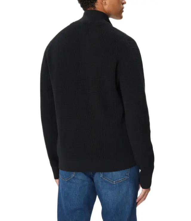 CalvinKlein ανδρικό μονόχρωμο πουλόβερ με φερμουάρ LV04RH327G-2 2