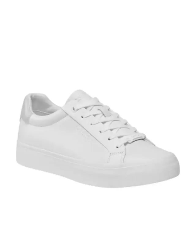 Calvin Klein - Γυναικεία Sneakers Vulc Lace Up Nano Fox-Lth HW0HW01066-0K9 Λευκό 3