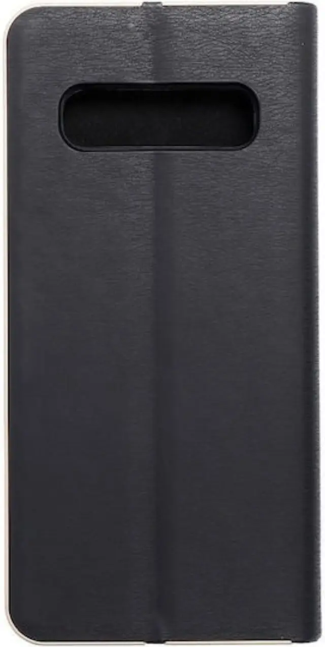 Θήκη Book Μεταλλικό Χρυσό-Μαύρο (Galaxy S10) 2