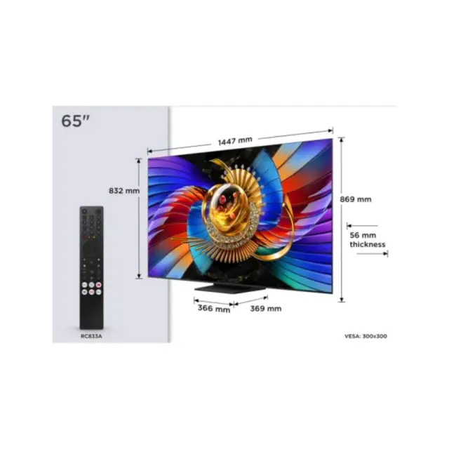 TCL 65Q7D Pro Smart Τηλεόραση 65" 4K UHD SQD-Mini LED Q7D Pro HDR (2026) 3