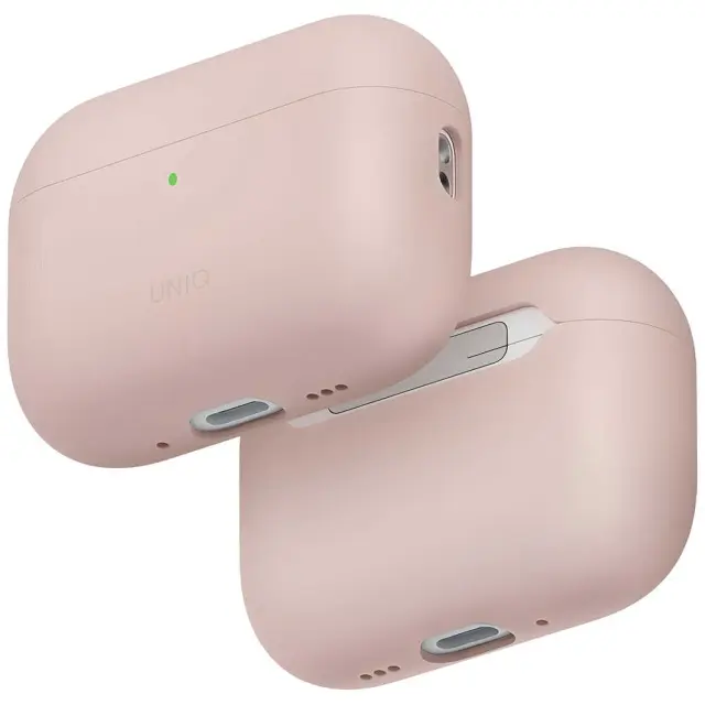 Θήκη UNIQ Lino Hybrid Liquid Silicone για AirPods Pro 3 - Blush Pink
