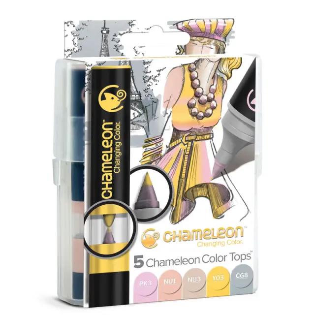 Σετ Chameleon Color Tops - Παστέλ Χρωματισμοί - 5τεμ