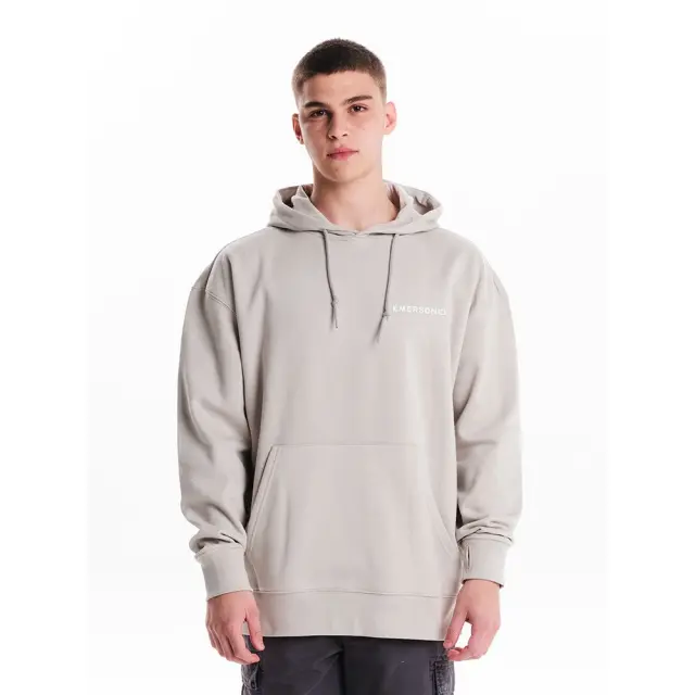 Emerson Oversized Pullover Hoodie (242.EM20.50-Grey) - Γκρί