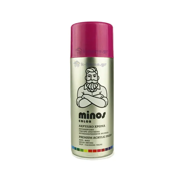 MINOS Ακρυλικό Spray RAL 4006 ΜΩΒ Gloss 400 ml