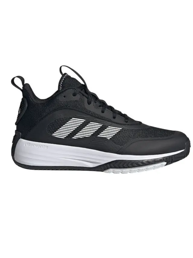 adidas Ownthegame 3.0 Ψηλά Μπασκετικά Παπούτσια Μαύρα - 45 1/3
