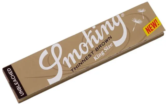 Smoking Χαρτάκια - Thinnest Brown - Ακατέργαστο - King Size Slim 33φ.