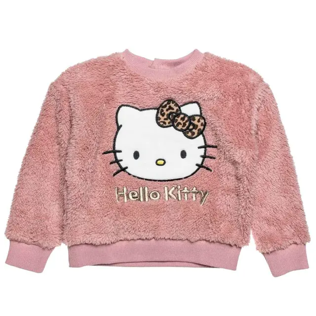 Μπλούζα Hello Kitty με χνουδωτή υφή