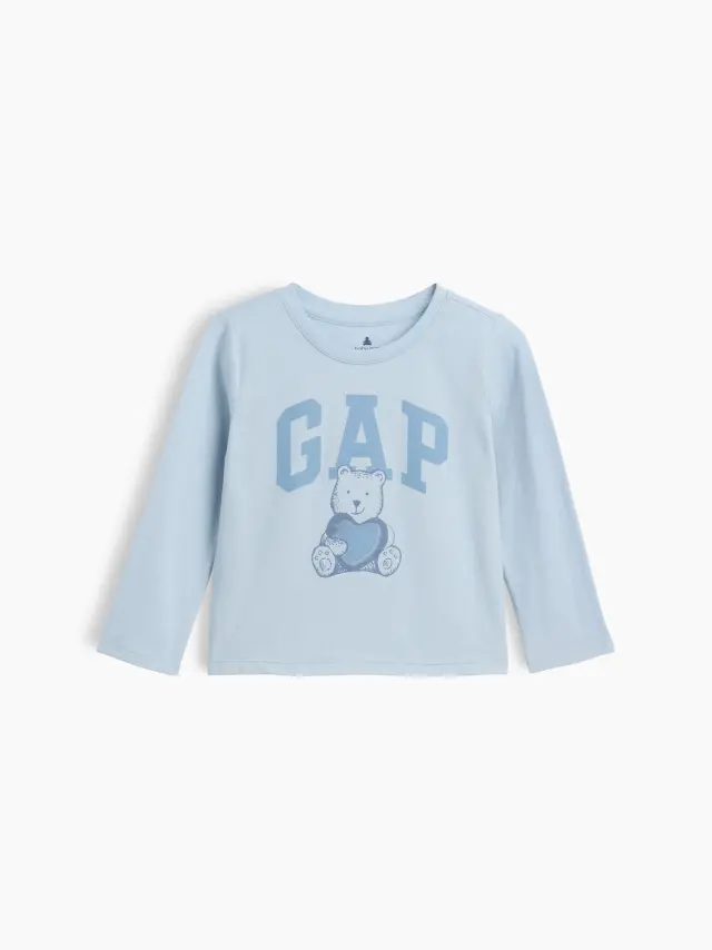 Βρεφική & Νηπιακή Μπλούζα Mix & Match με Gap Bear Λογότυπο SAIL BLUE