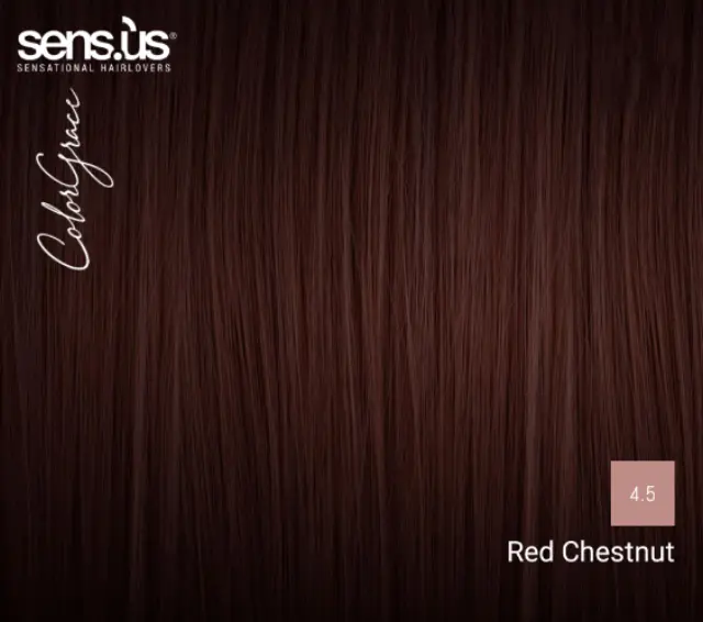 Sensus Color Grace M3K 4.5 Red Chestnut 100ml - (μόνιμη βαφή κόκκινο καστανό) 2