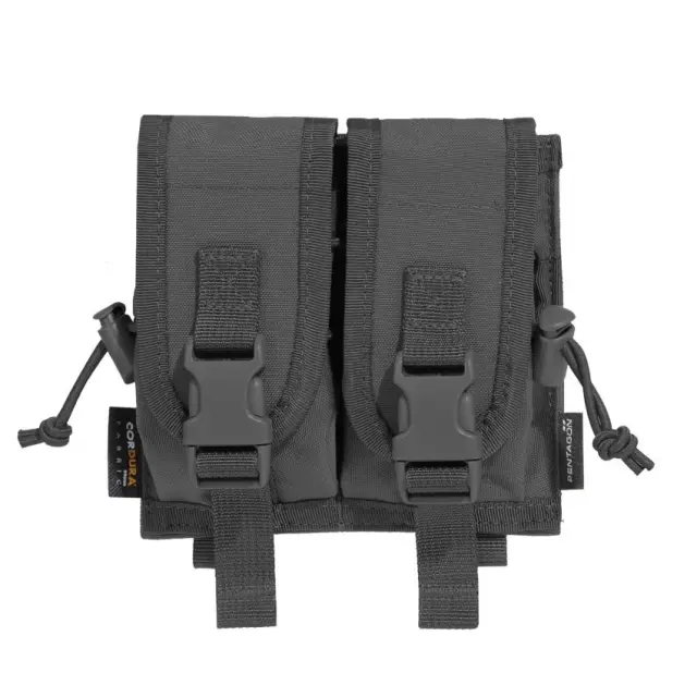 Pentagon Double Multi Pouch-Διπλή Θήκη Γενικής Χρήσης - 01-Black-Μαύρο