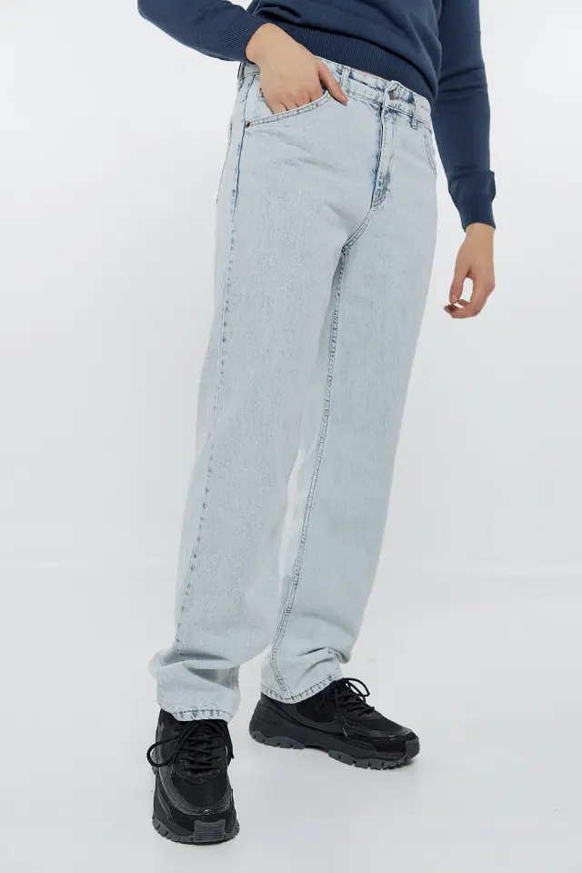 Παντελόνι Jean Loose Fit Γαλάζιο Γαλάζιο 2