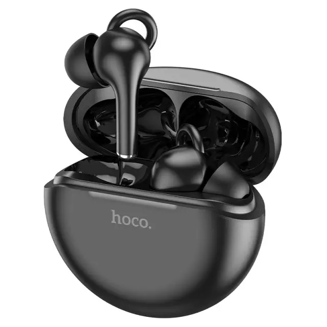 Wireless Hands Free Hoco EW60 Plus Norman TWS V5.3 300mAh με 4 Ώρες Λειτουργίας και ANC Εναλλαγή Master/Slave Μαύρο