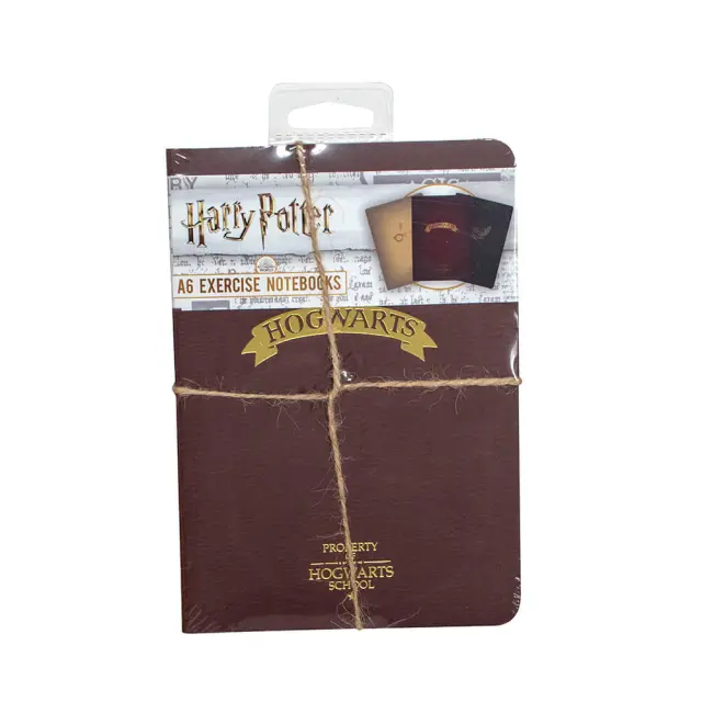 Harry Potter A6 Notebooks 3pk – Hogwarts Σημειωματάριο 2
