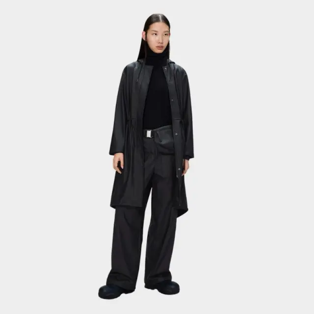 Τζακετ Rains String W Parka 18550-01 Μαύρο - S 3