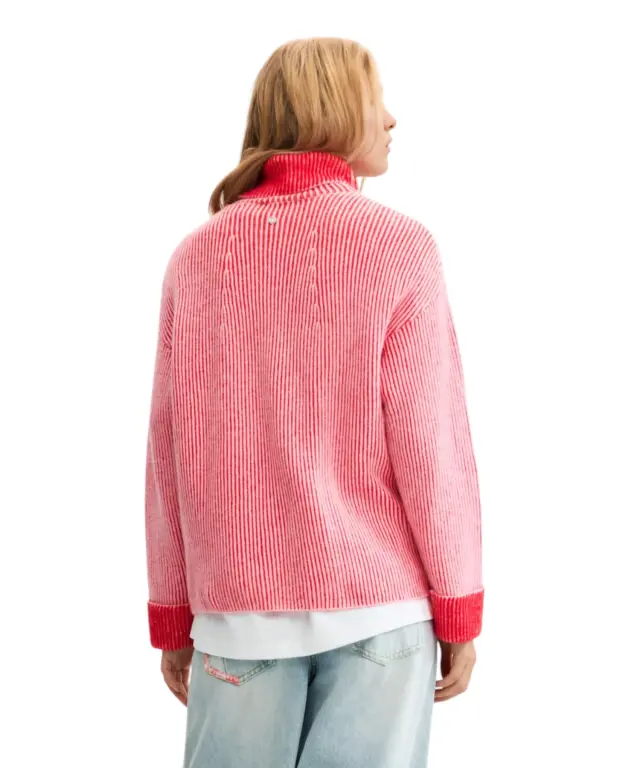Desigual - Γυναικείο Πουλόβερ Emy Jersey 26WWJF15-3049 Κόκκινο 2