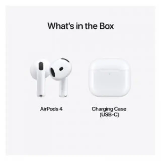 Ακουστικό Bluetooth Apple MXP63 AirPods 4 Λευκό N66313 3
