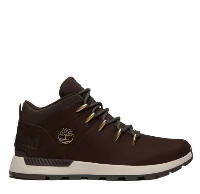 Ανδρικά Δερμάτινα Μποτάκια Timberland Spint Trekker 0A6DQD A2M Καφέ Σκούρο Καφέ - 41