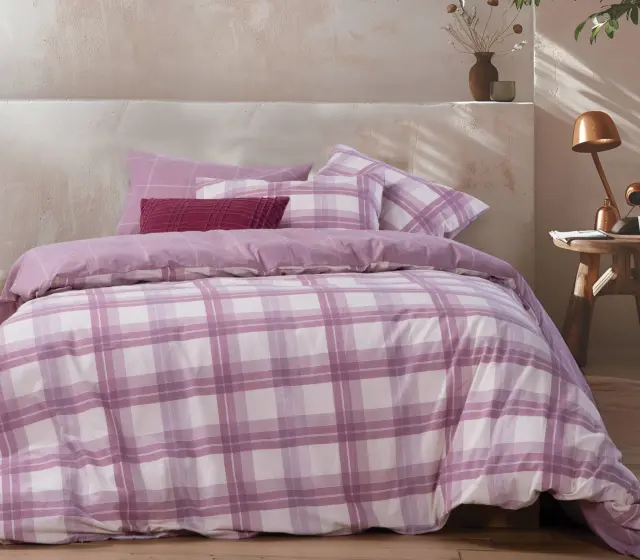 ΣΕΤ ΠΑΠΛΩΜΑΤΟΘΗΚΗ ΦΑΝΕΛΕΝΙΑ ΜΟΝΗ CHARLIE 160X230 NEF-NEF HOMEWARE ROSE