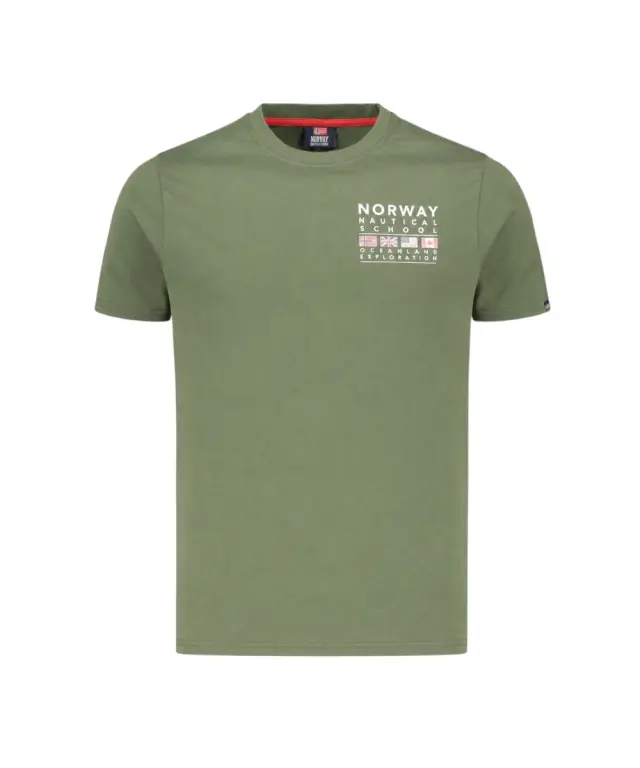 Norway Nautical School - Ανδρικό T-shirt Κοντομάνικο 866025-ARMY Χακί