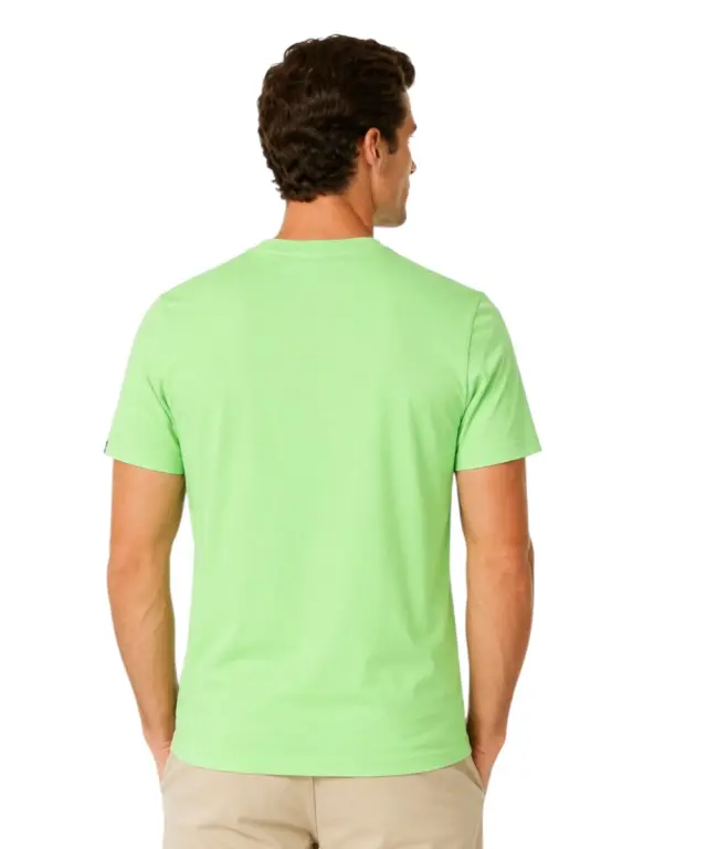 Norway Nautical School - Ανδρικό T-shirt Κοντομάνικο 836010-LIME Λαχανί 3