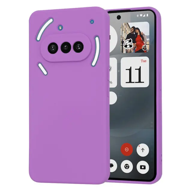 Techsuit® SoftFlex Θήκη για Nothing Phone (3a)- Purple
