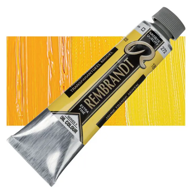 Λάδι Talens Rembrandt - 272 Transparent Yellow Medium - 40ml