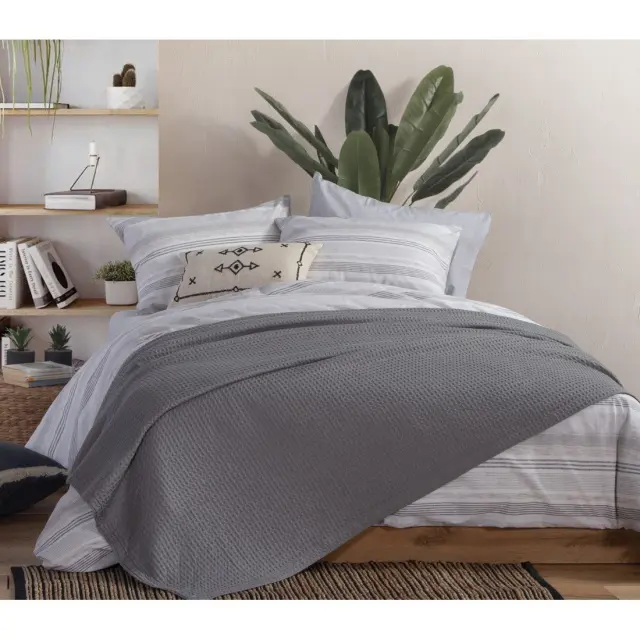 Κουβέρτα Πικέ Υπέρδιπλη Nef-Nef New Golf 1022-Silver 220x240 2