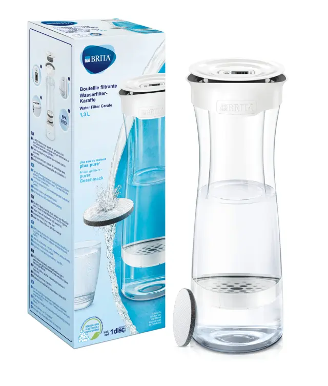 BRITA Fill+Serve καράφα WHITE-GRAPHITE με φίλτρο MicroDisc