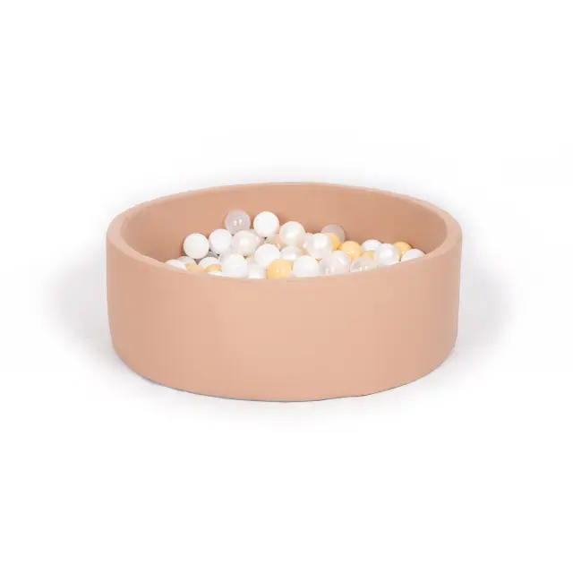 Delsit Μπαλοπισίνα με 200 πολύχρωμες μπάλες Beige