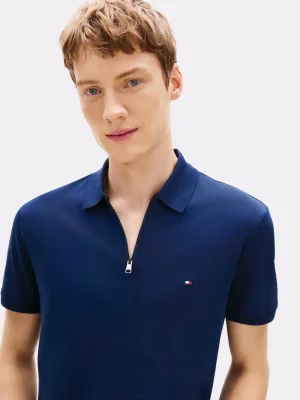 Tommy Hilfiger Ανδρική Μπλούζα με Φερμουάρ Μπλε Μπλε 2