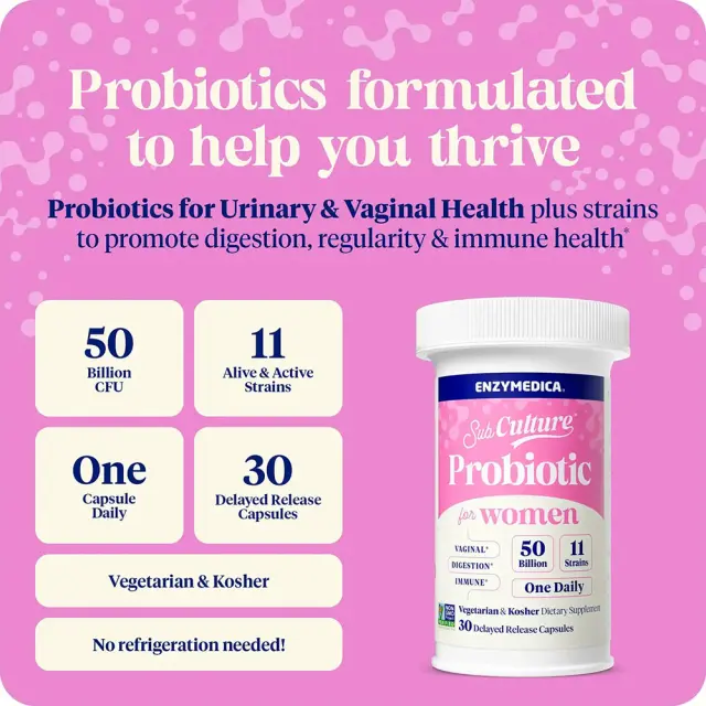 Enzymedica SubCulture™ Probiotic for Women 3