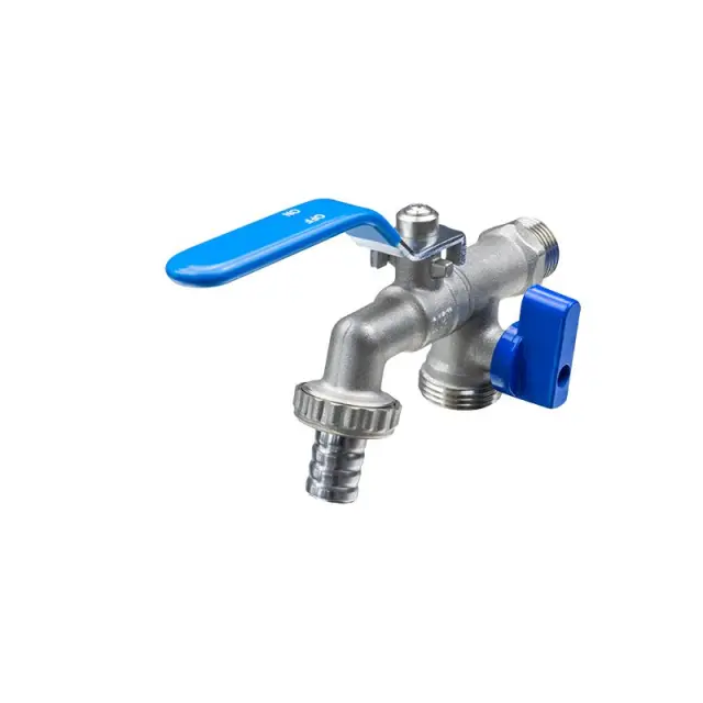 BORMANN BTW3605 - BORMANN BTW3605 Κάνουλα Διπλής Παροχής,1/2''x3/4"x3/4", Ορειχάλκινη 280gr (064053)