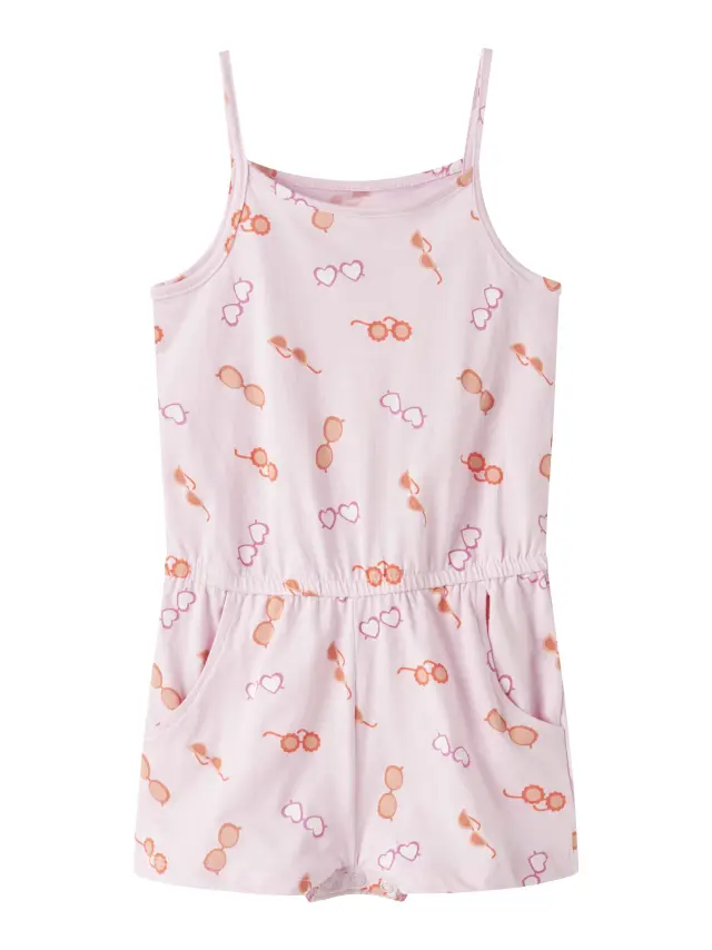 Name It Ολόσωμη Φόρμα κοριτσίστικο πλεκτό Ροζ NMFVIGGA STRAP SUIT - 13228171
