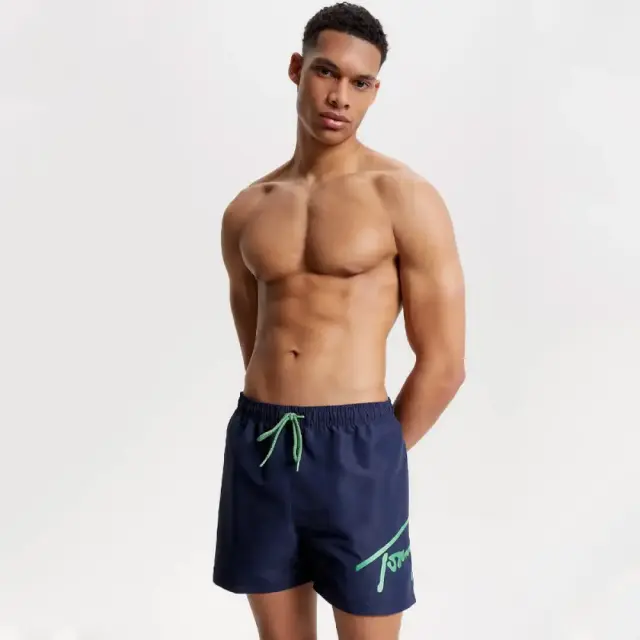 Tommy Hilfiger - Ανδρικό Μαγιό Σορτς Sf Medium Drawstring UM0UM02862-C87 Μπλε Σκούρο - M