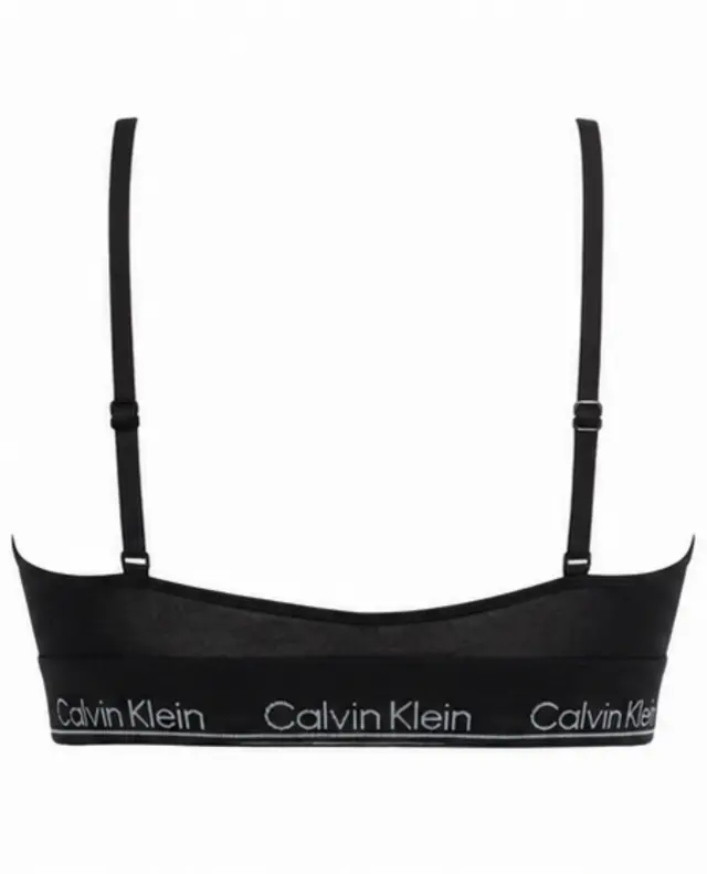 Calvin Klein Light Lined Triangle Bralette Μαύρο - L 3