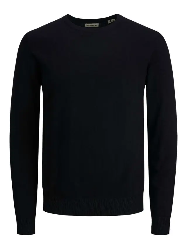 JJEEMIL KNIT CREW NECK NOOS Black