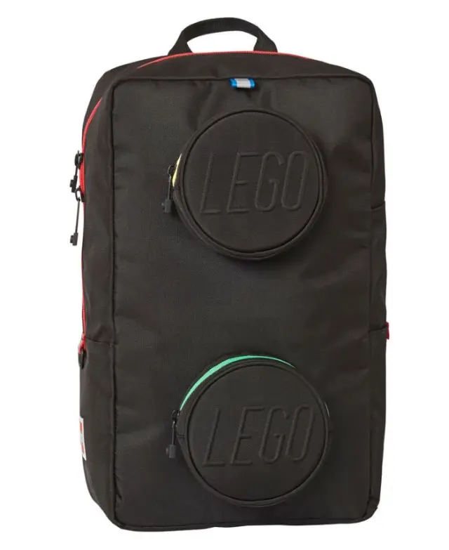 LEGO® BRICK 1X2 ΣΑΚΙΔΙΟ ΠΛΑΤΗΣ ΜΑΥΡΟ/MULTICOLORED - 20204-0354