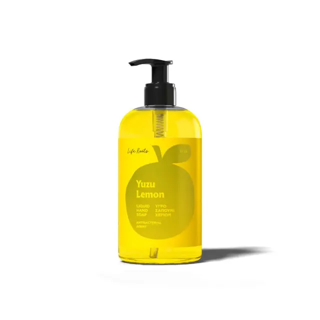 Life Roots Antioxidant Hand Soap Yuzu Lemon Απαλό Κρεμοσάπουνο Χεριών, 500ml