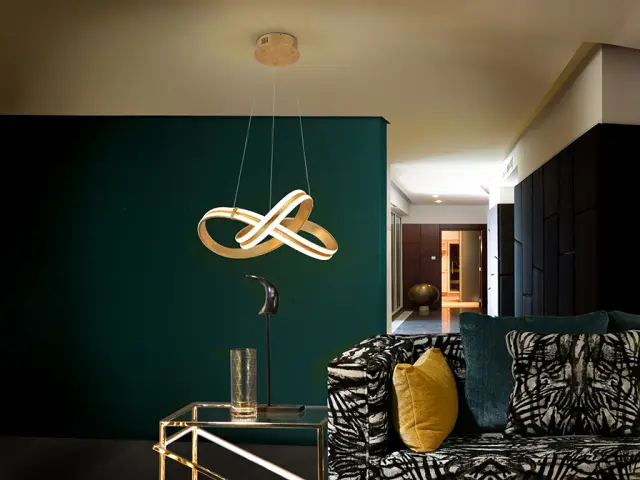 Lazas φωτιστικό κρεμαστό gold leaf Ø52 Χρυσό 2