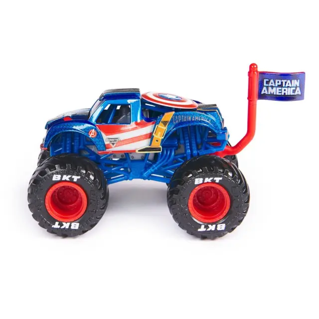 Monster Jam - 1:64 Marvel Single-Captain America (6071333) - Toys