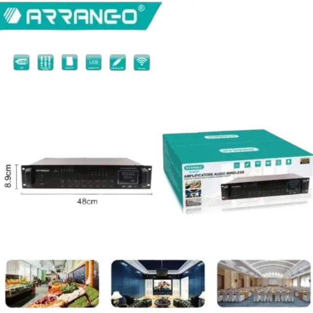 Arrango Ασύρματος Ενισχυτής Ήχου 180W AC48757 2