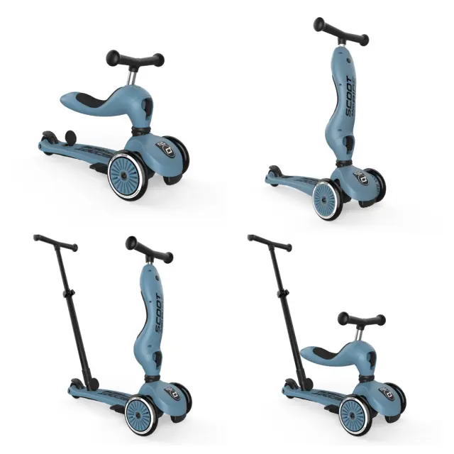 Scoot & Ride Παιδικό Πατίνι Highwaykick 1 Push and Go (1-5 ετών) Steel 00071 2