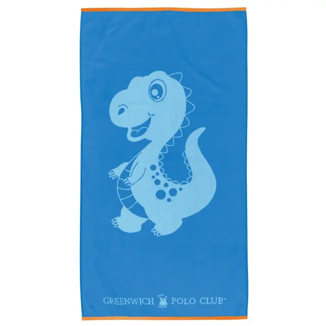 Πετσέτα Θαλάσσης 70x140 450gsm Greenwich Polo Club 4076 Blue 100% βαμβακερό