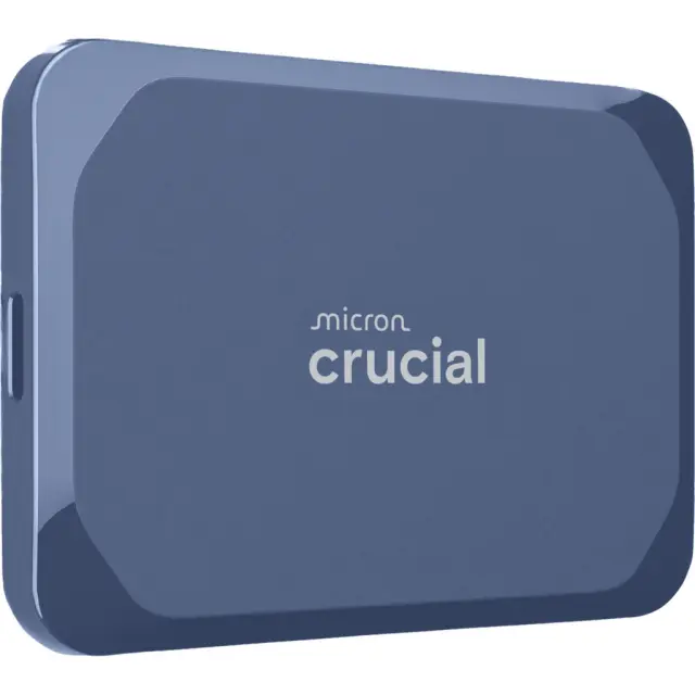 Crucial X10 Portable SSD 4 TB, external SSD (blue, USB-C 3.2)