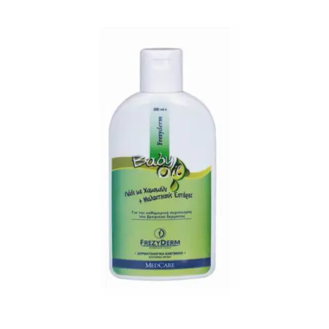 FREZYDERM Baby Oil Ελαφρά Αρωματισμένο Ενυδατικό Λάδι για Βρέφη & Ενήλικες, 200ml
