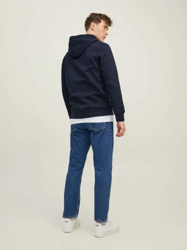 JORINTERNATIONAL ZIP SWEAT HOOD LN Navy Blazer 2