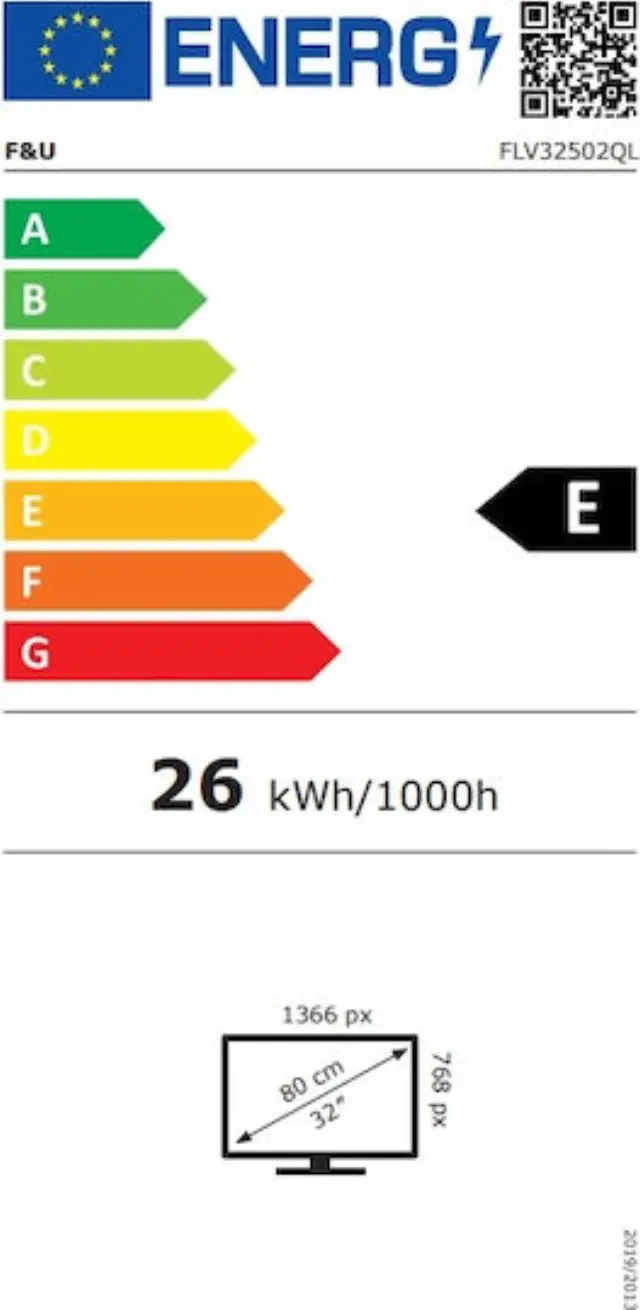 F&U Smart Τηλεόραση 32" HD Ready QLED FLV32502QL 2